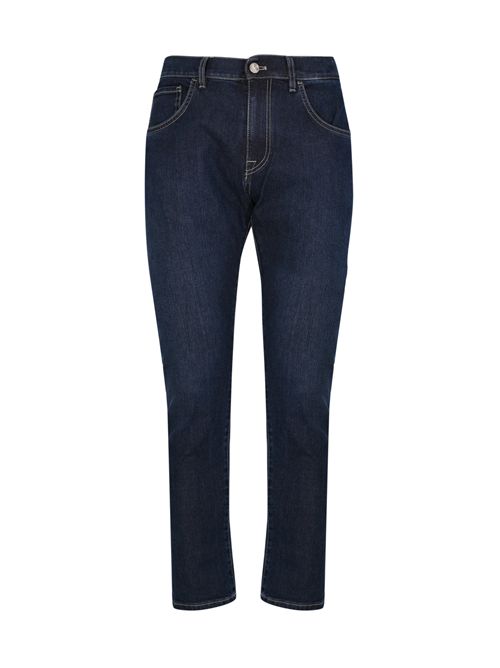 Jeans in denim scuro di misto cotone, modal e seta PT TORINO | QP05Z0 CP6130MB00